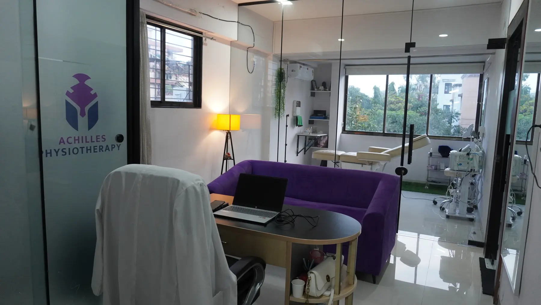 Consultation room at Achilles Physiotherapy